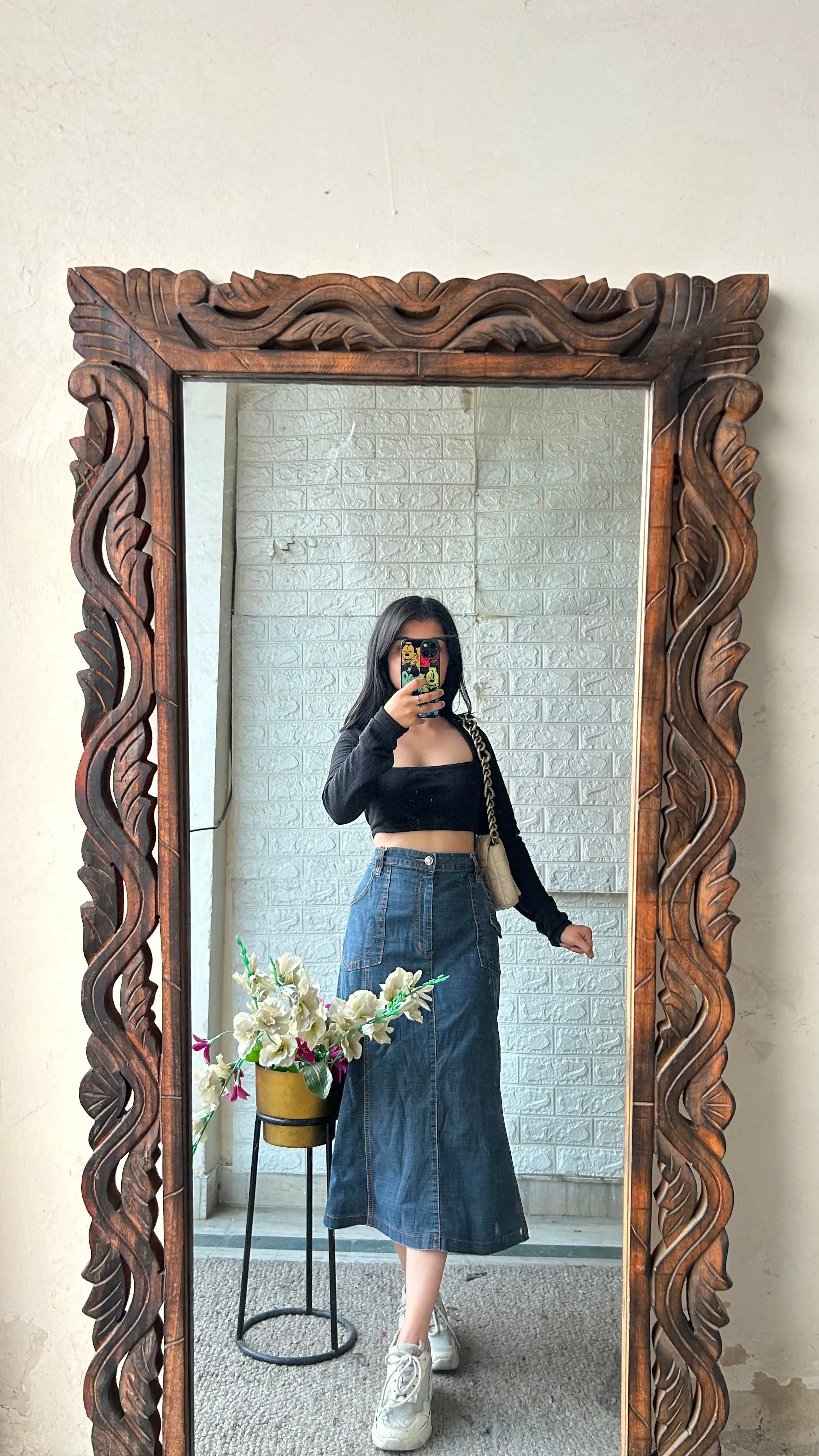 103) Korean skirt 34 waist/l:28