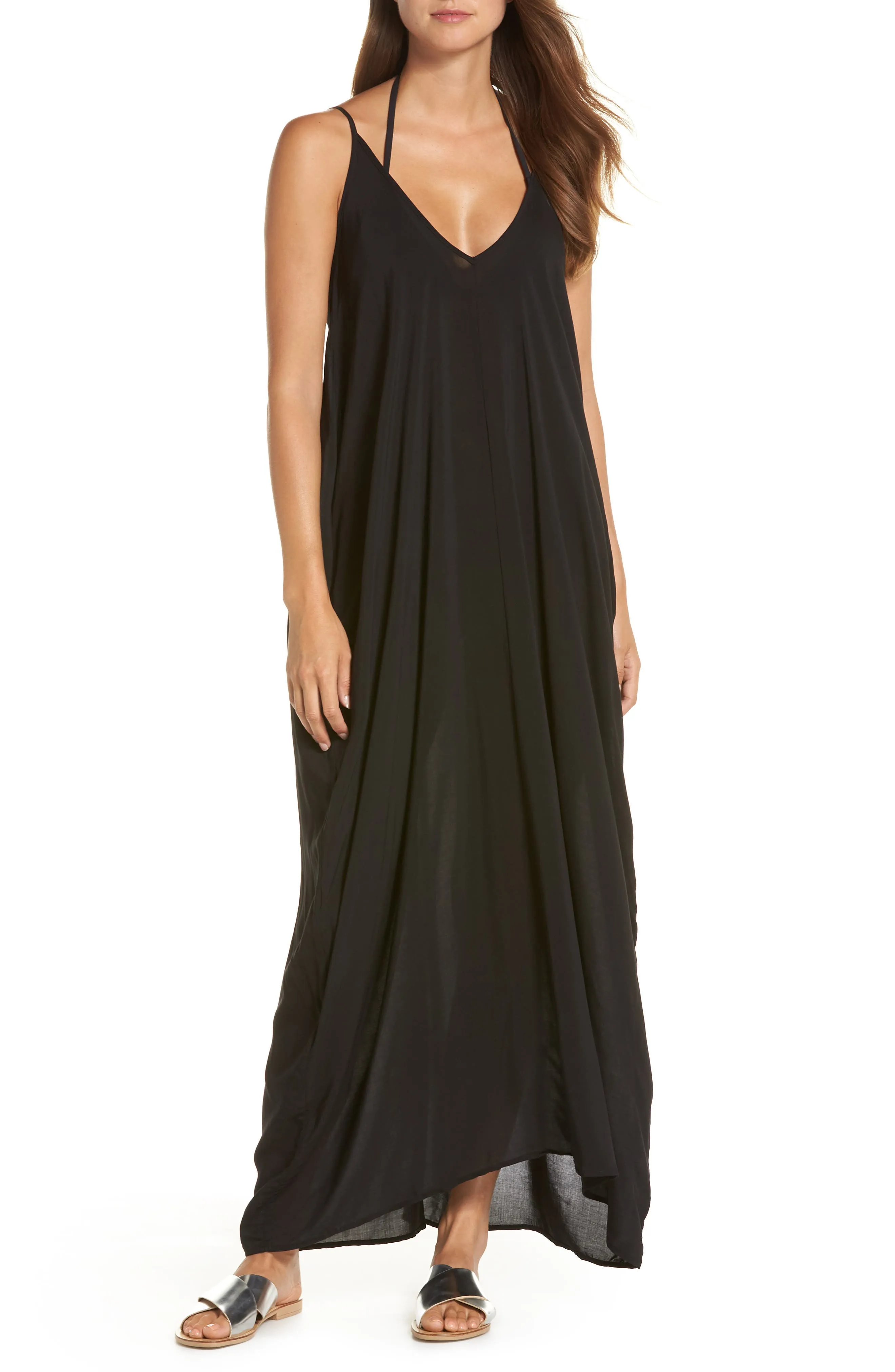 4 Comfy V-Back Cover-Up Maxi Dress