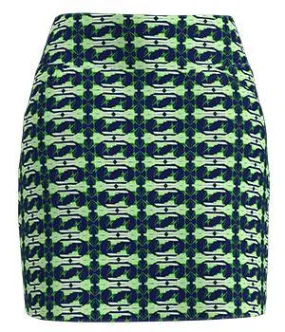 AB SPORT Sport Fishing Boat Print Pull On Women's Golf Skort