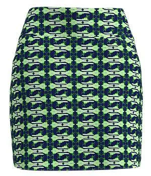 AB SPORT Sport Fishing Boat Print Pull On Women's Golf Skort