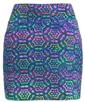AB Sport Women's Golf Skirt  - Batik Multi