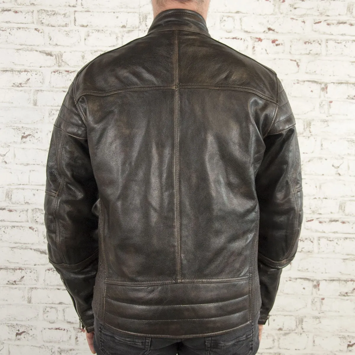 Age of Glory Rocker Black Leather CE Jacket
