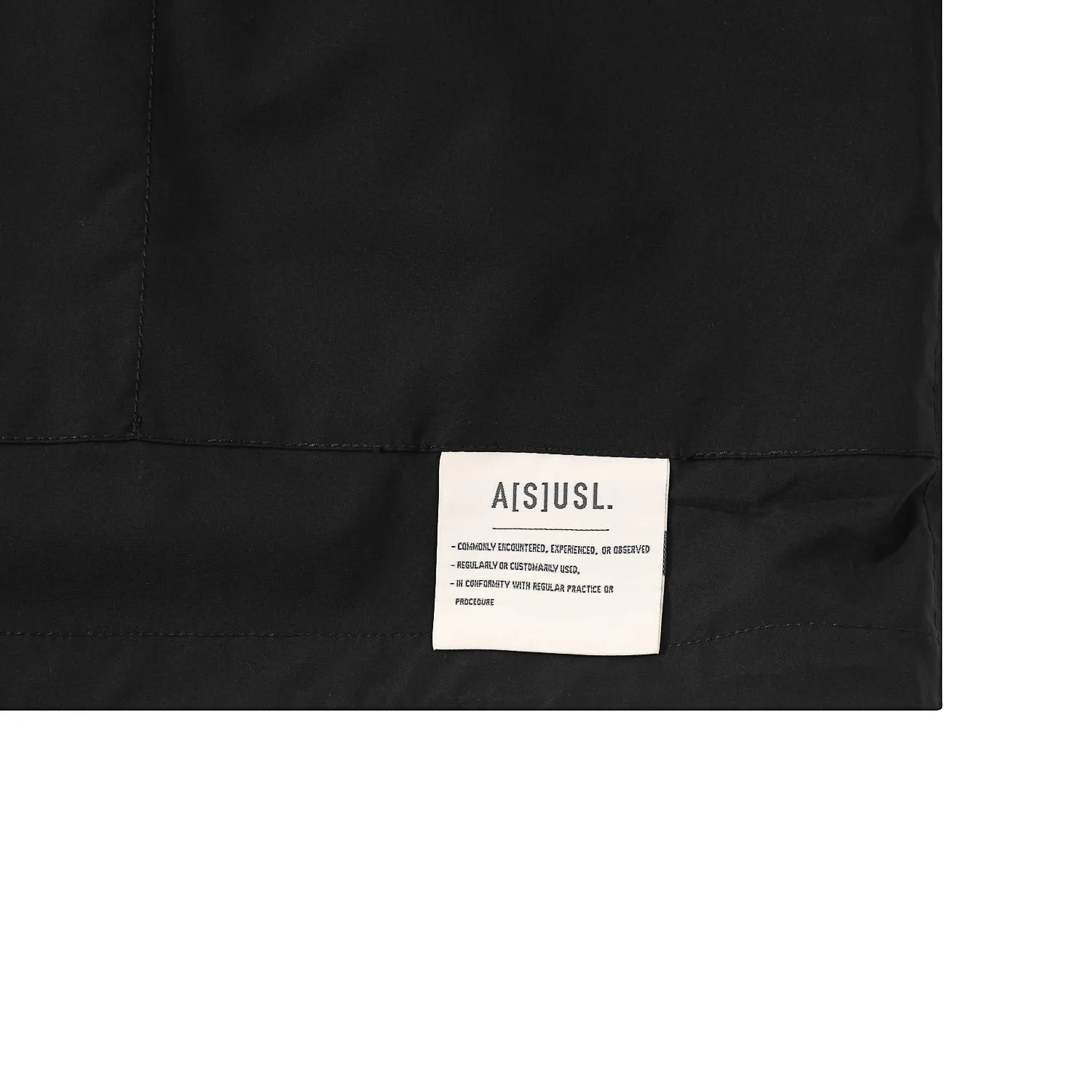 A[S]USL MULTI POCKETS KIMONO-BLACK