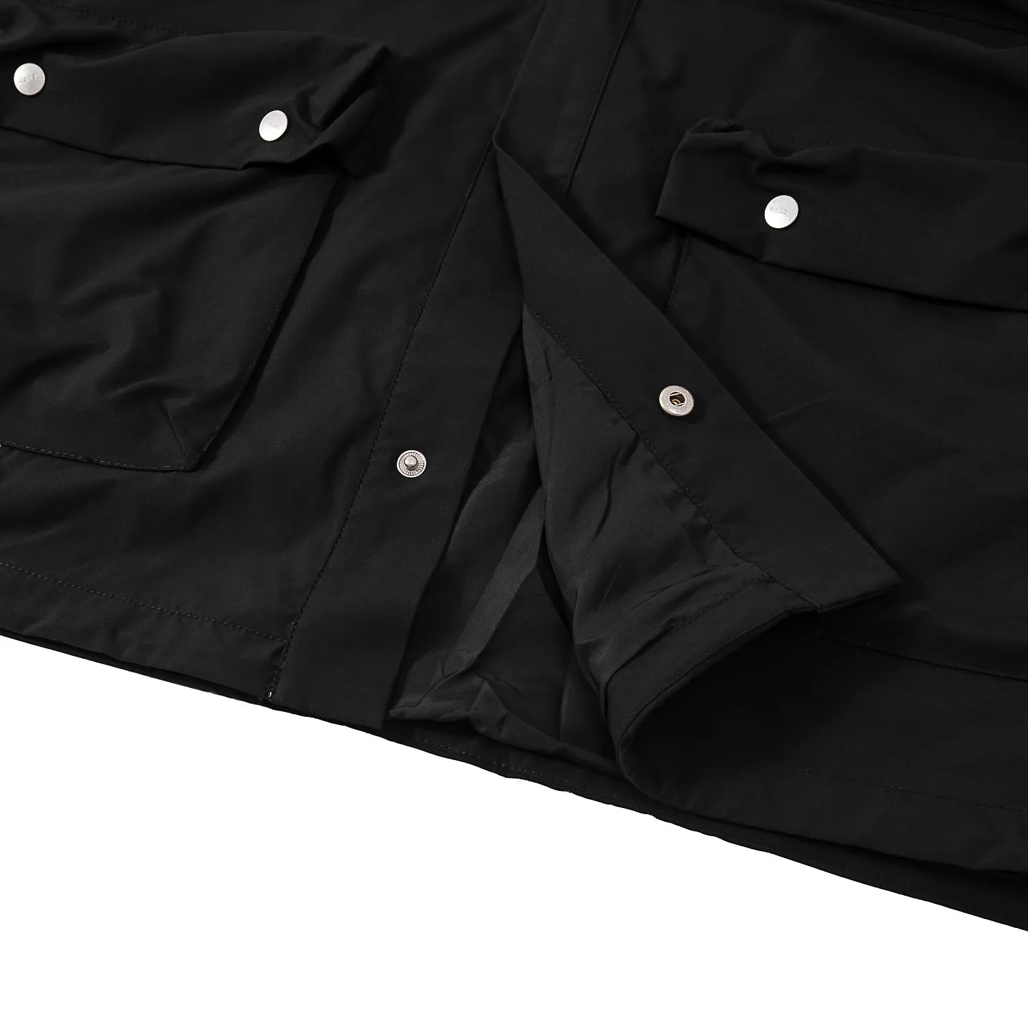 A[S]USL MULTI POCKETS KIMONO-BLACK