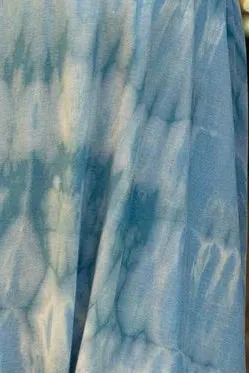 Calla Lily Dress - shibori