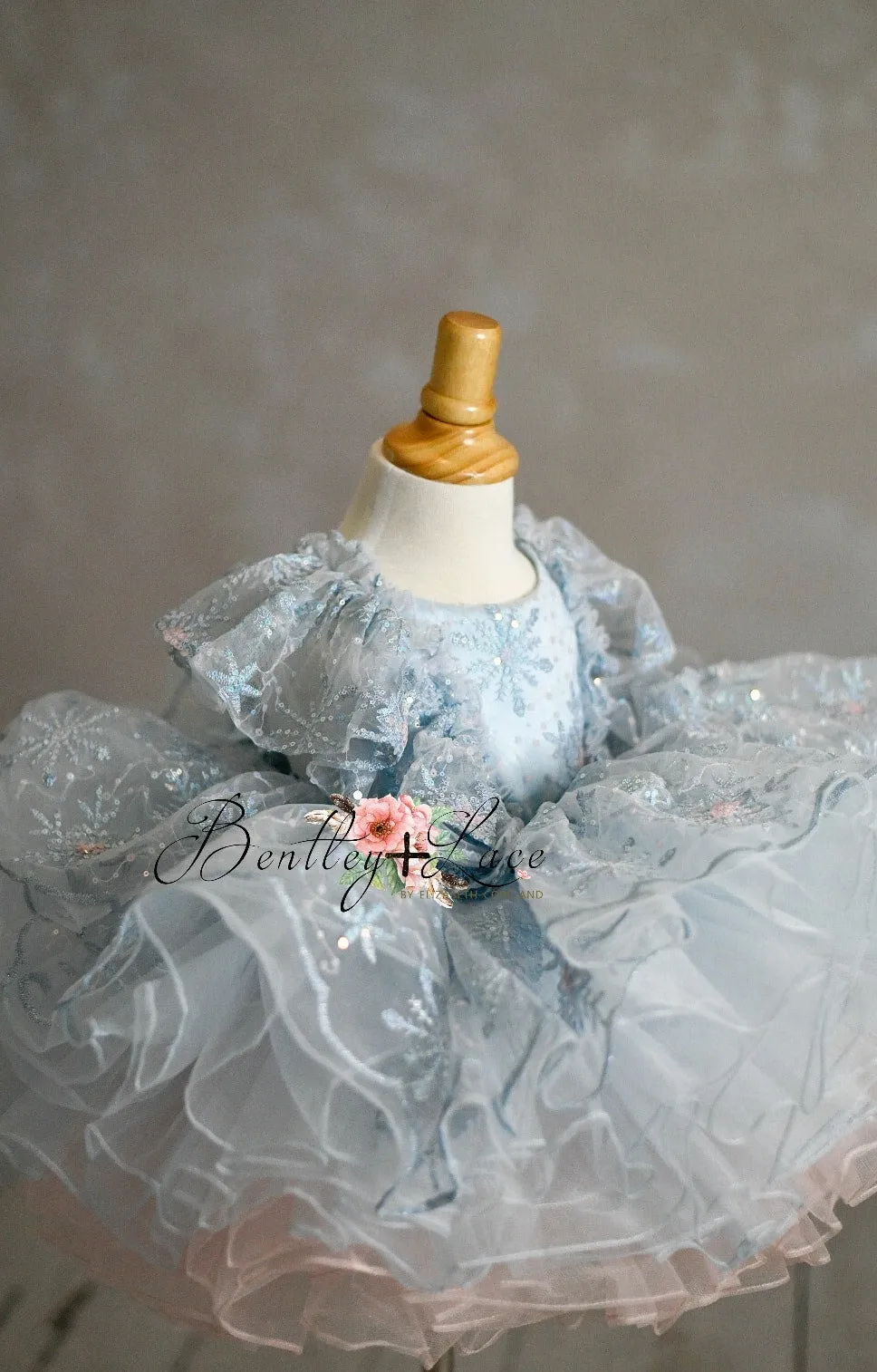 Elsa Floor-Length Cascade Dress | Choose Your Color & Fabric | Editorial Couture Gown for Special Occasions