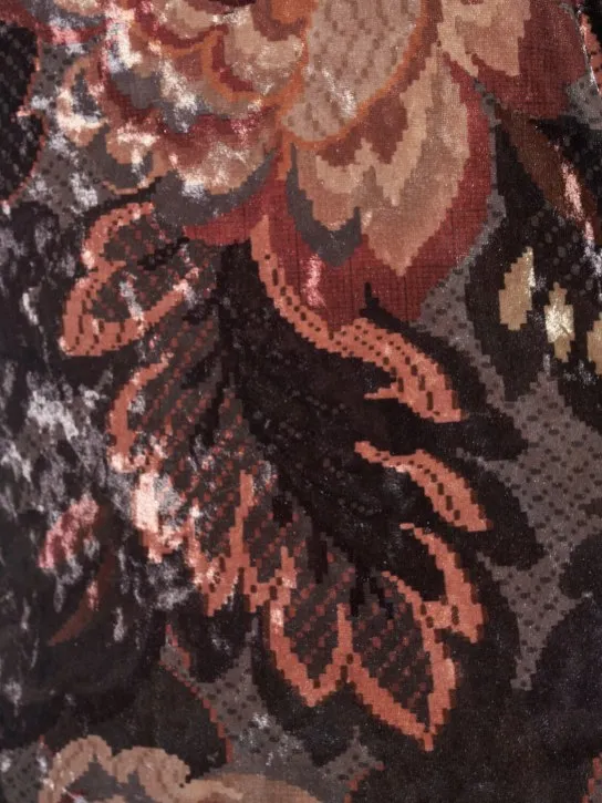 Etro   Printed jersey long dress 