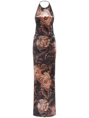 Etro   Printed jersey long dress 