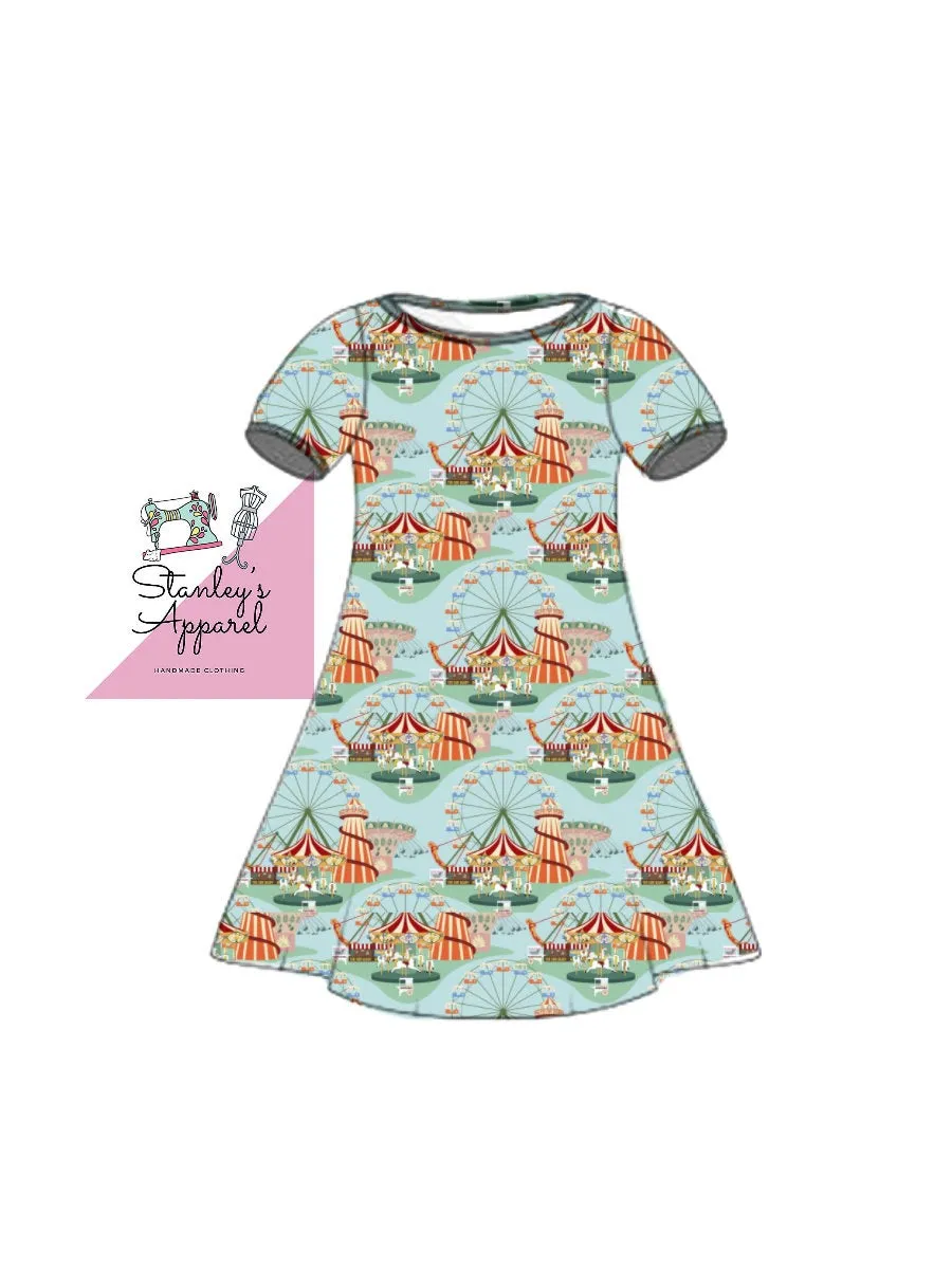 Fairground organic dress,