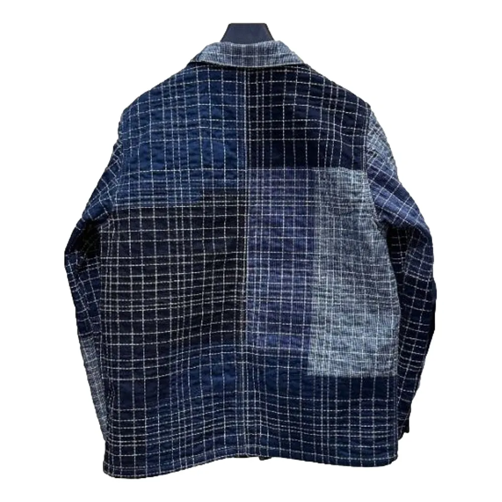 FUNDAMENTAL PATCHWORK COVERALL RINSE-INDIGO