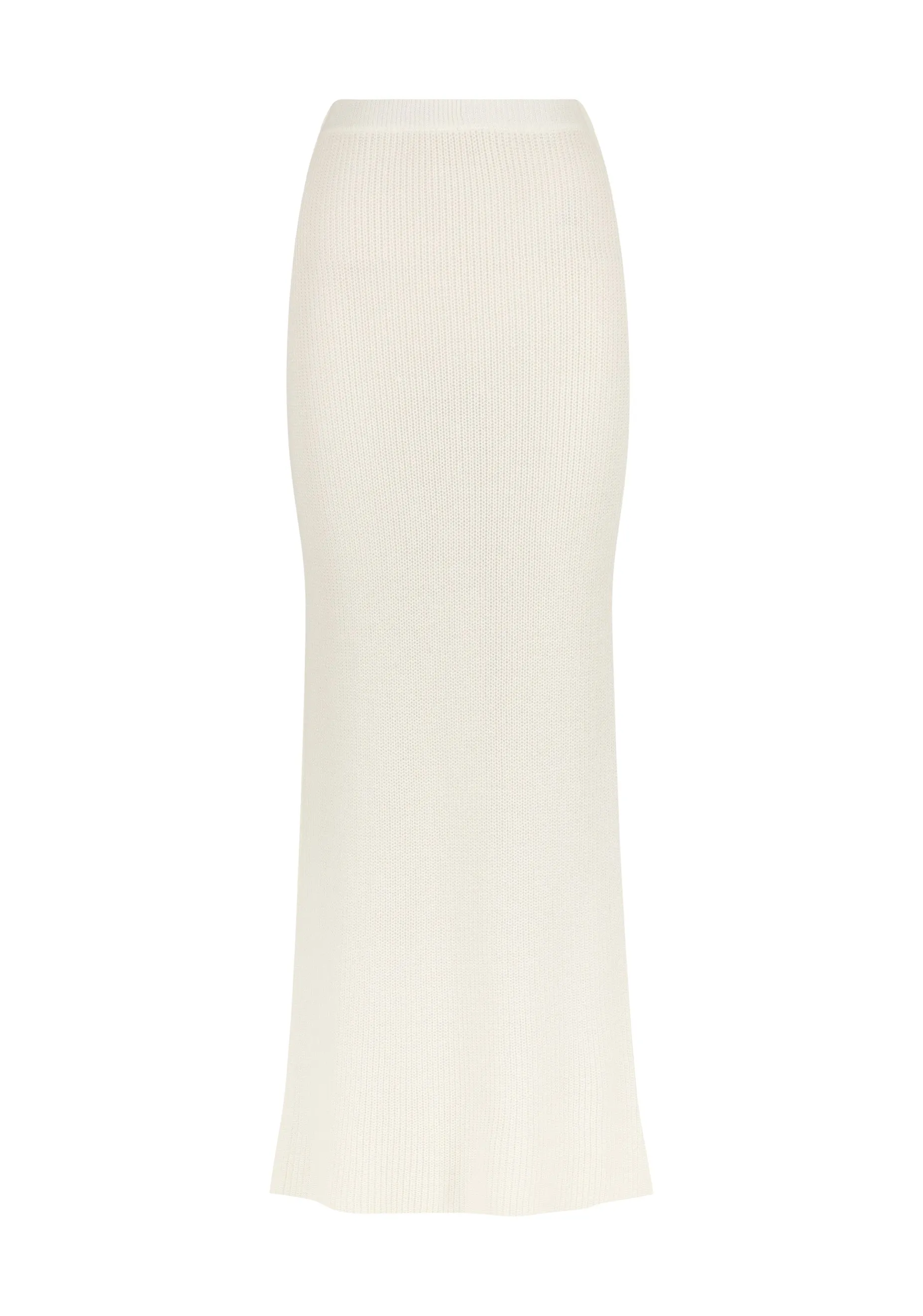 Ines Knit Skirt_White