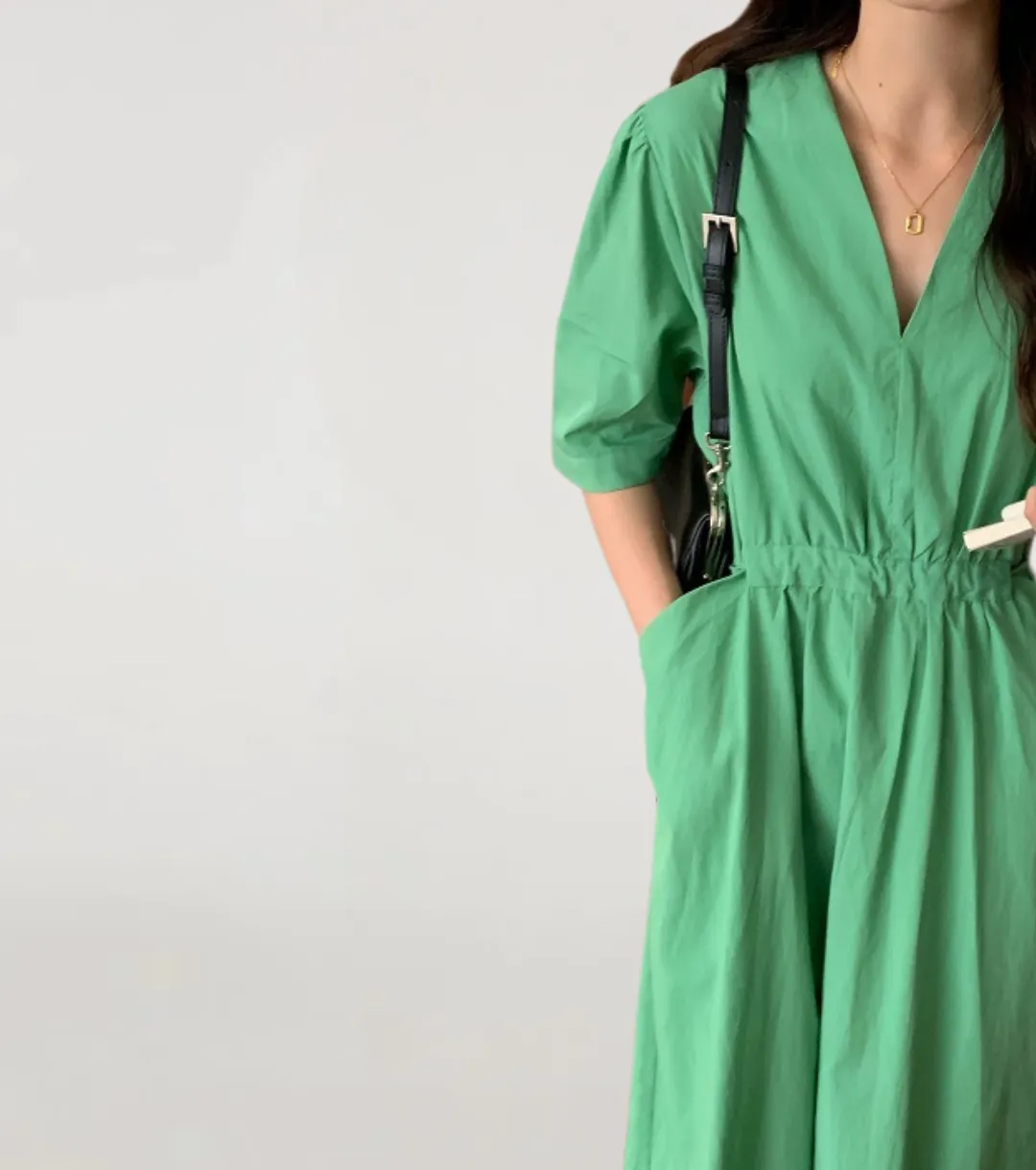 Kara Short Sleeves Pocket Dress