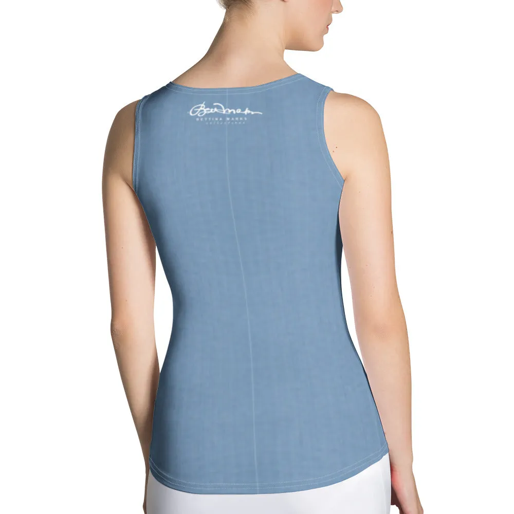 Lapis Space Tank Top