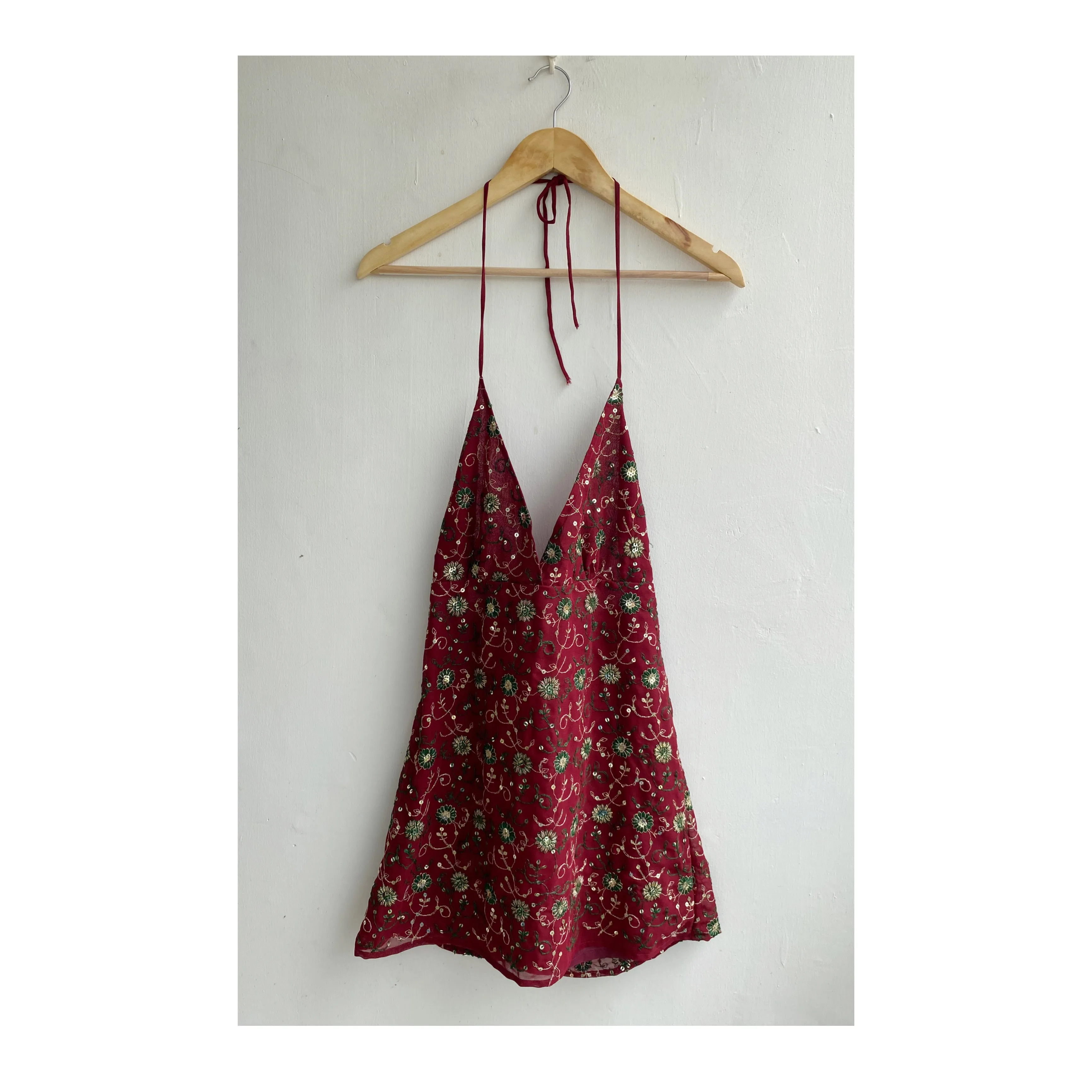Maroon celestial dress