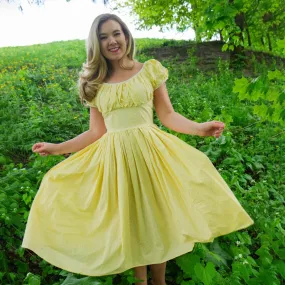 PDF - 1950s Pattern, Dixie Marilyn Monroe Style Cottagecore Dirndl Dress 'Easy to Sew' - Multi-sizes - Download