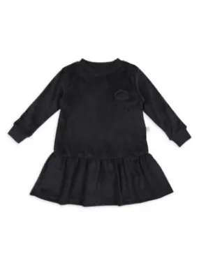 Pouf
 Baby's & Girl's Velour Crewneck Dress
