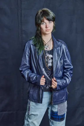 Rock n Roll Leather Biker Jacket