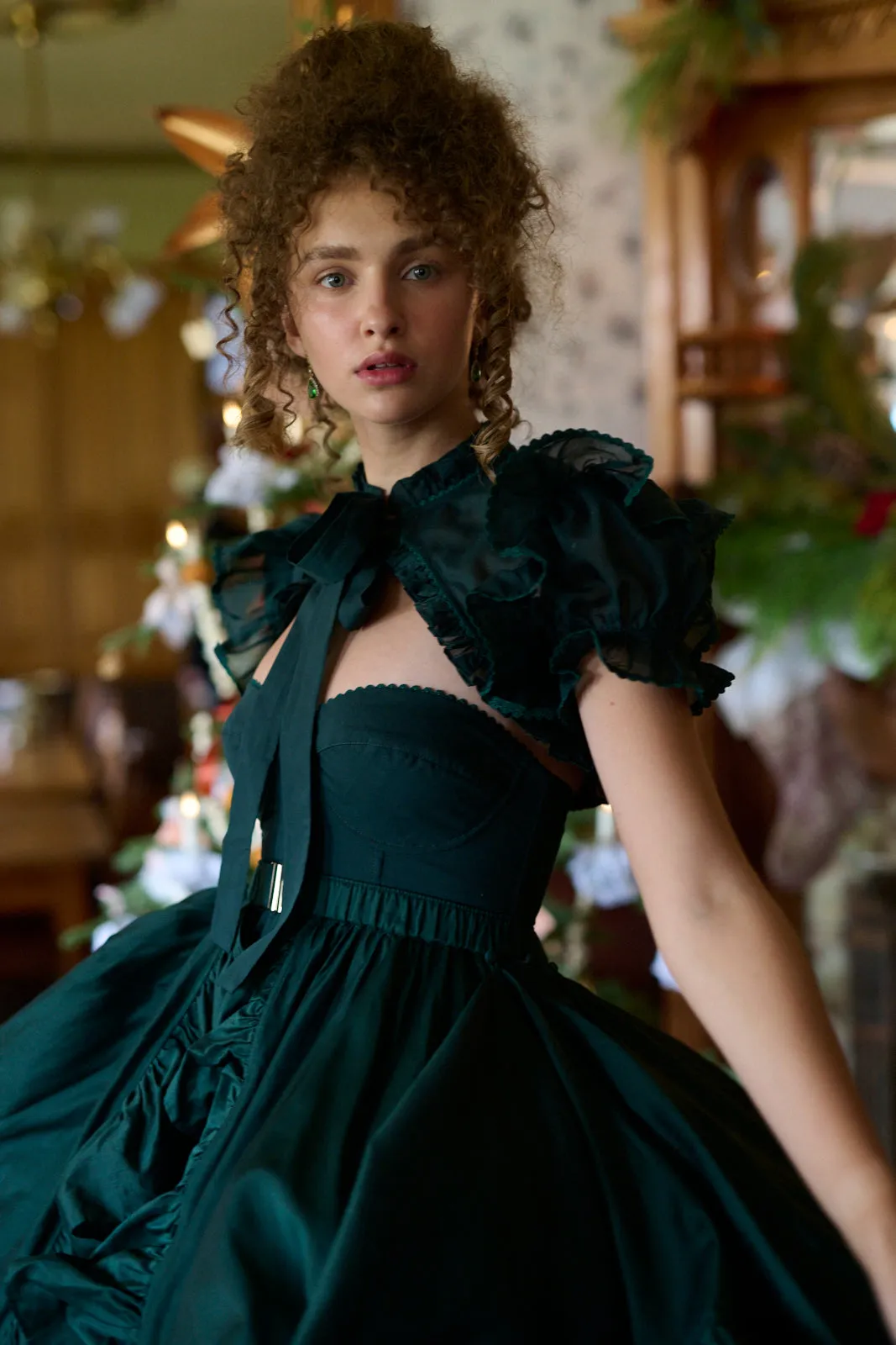 Elegant Balsam High Court Maxi Dress for Women